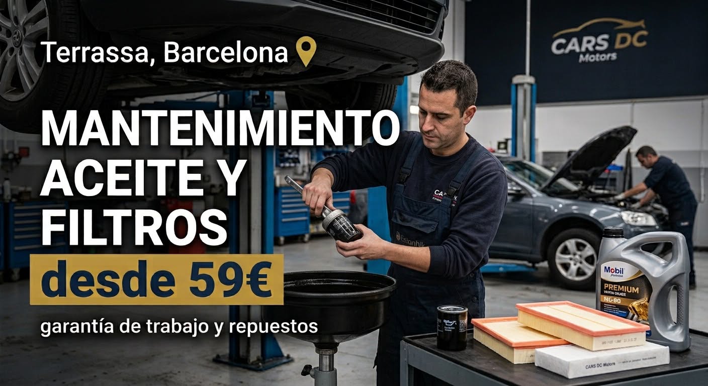Mantenimiento Aceite y Filtros en Terrassa